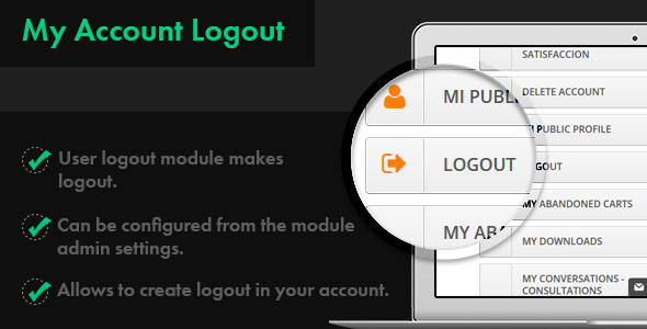My Account Logout