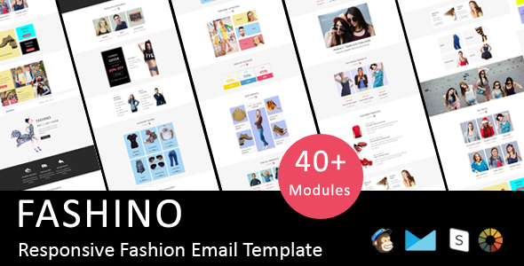 Fashino - Responsive Email Template + Stampready Online Builder Access