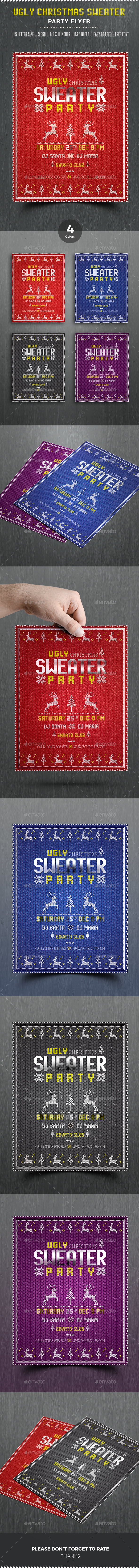 Ugly Sweater Christmas Flyer