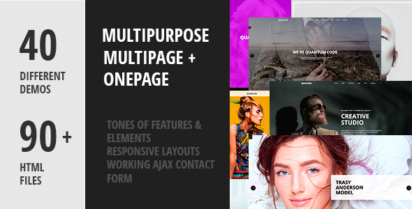 Quantum- Creative Multipurpose HTML5 Template