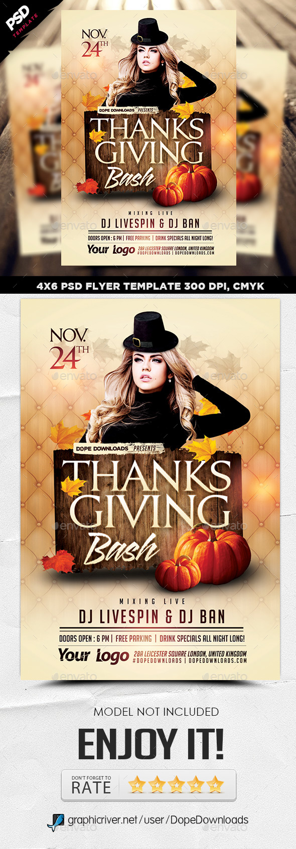 Thanksgiving Bash Flyer