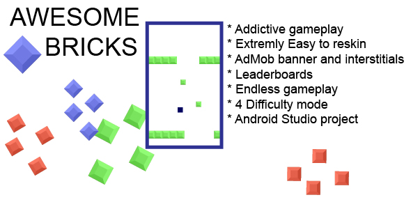 CodeCanyon Awesome Bricks Android Game 18708024 CodeCanyon Awesome Bricks Android Game 18708024