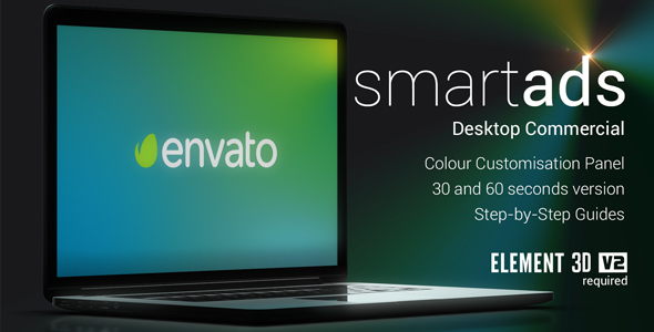 Smartads Desktop 1 1 Commercial Template After Effects Template Videohive 18709901 Ae After Effects Commercial Template