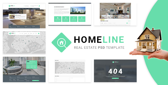 Homeline - Real Estate PSD Template