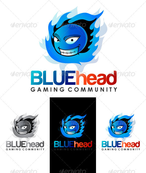 BLUEhead Gaming Community Logo