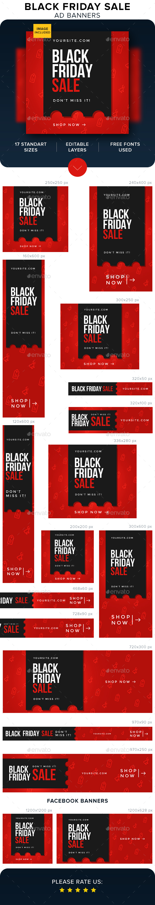 Black Friday Sale Banners