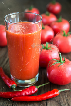 Photodune Tomato juice with fresh tomatoes 18753185