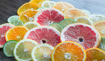 Photodune Slices of citrus fruits 18753198