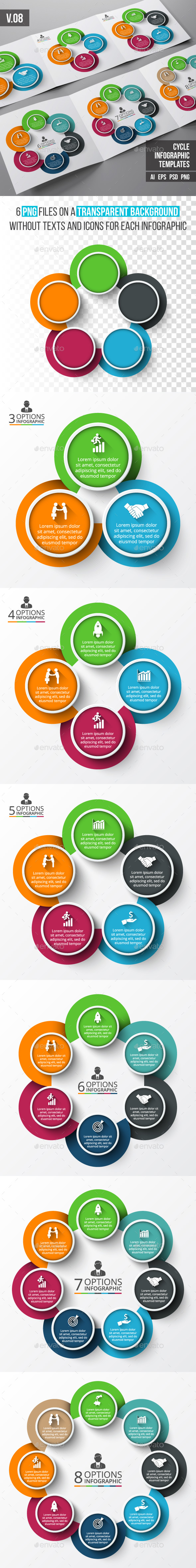 Infographics template set v.08