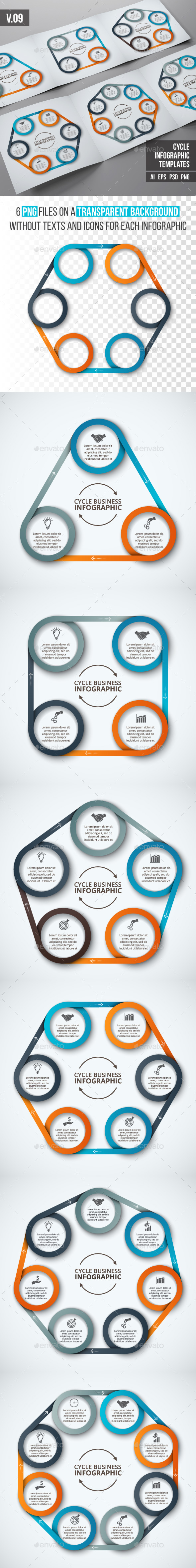 Infographics template set v.09