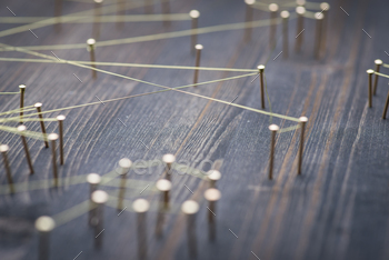 Photodune Web of wires, showing connections between groups and singles 18770004