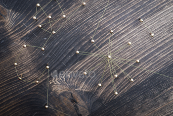 Photodune Web of wires, showing connections between groups and singles 18770001