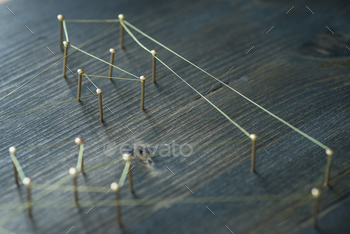 Photodune Web of wires, showing connections between groups and singles 18770009