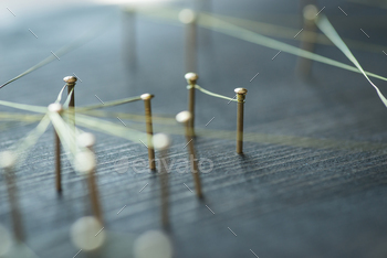 Photodune Web of wires, showing connections between groups and singles 18770018