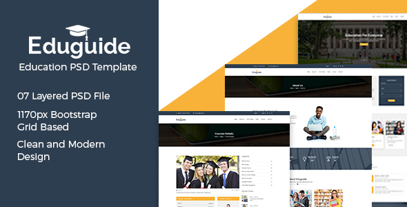 Eduguide - Education PSD Template