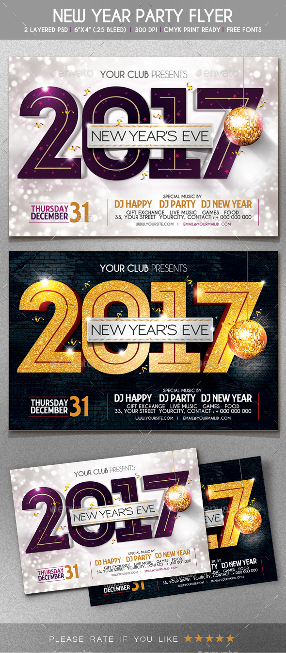 New Year Party Flyer