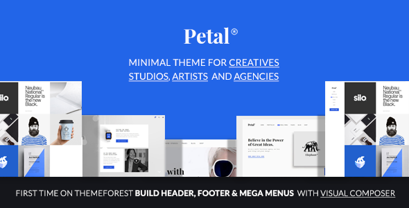 Petal - Creative Portfolio for Freelancer and Agency