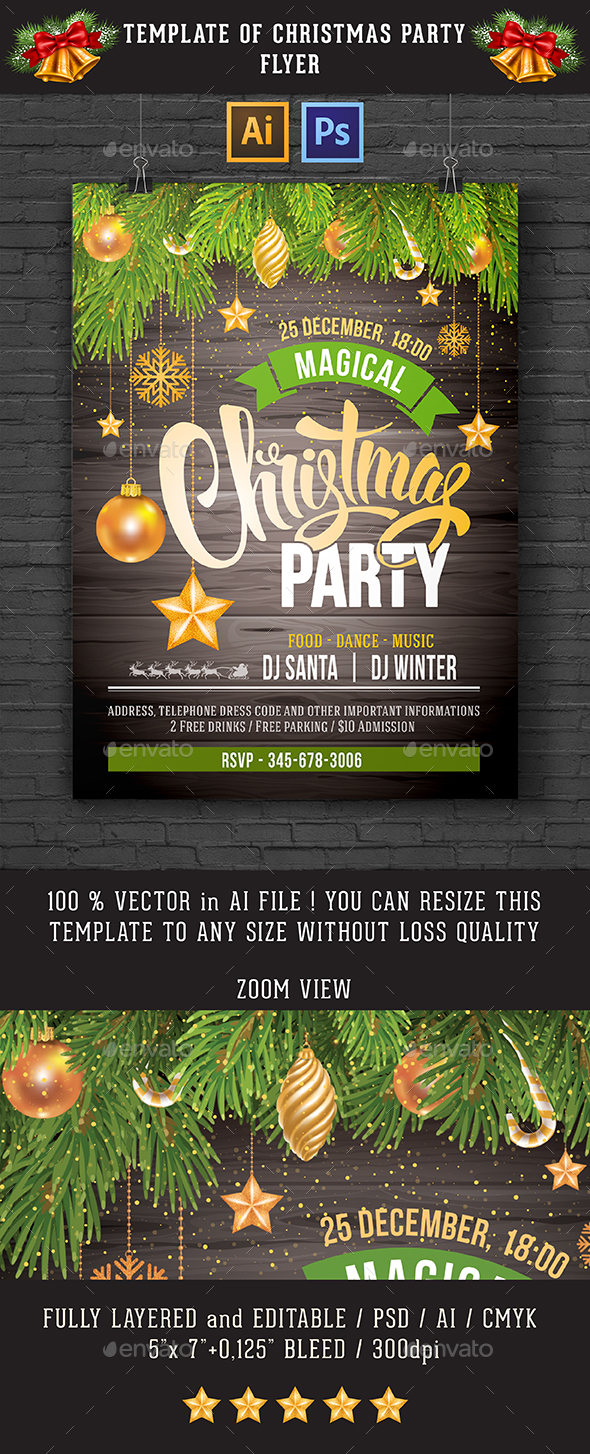 Christmas Party Flyer