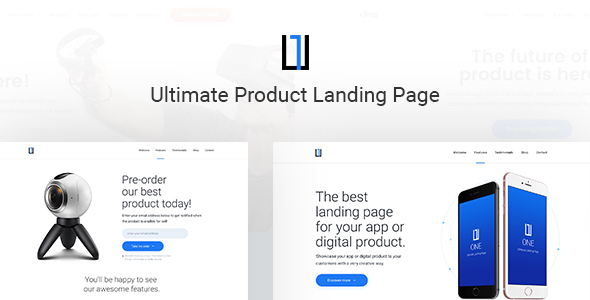 One - Ultimate Product Landing Page