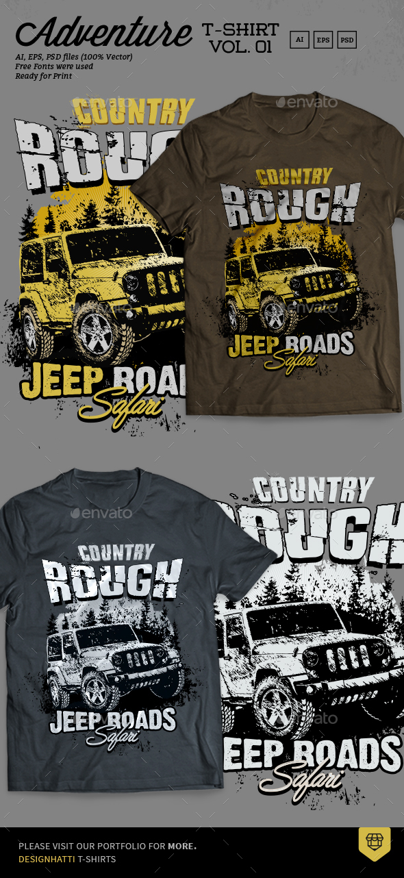 Off Road Adventure T Shirt Design