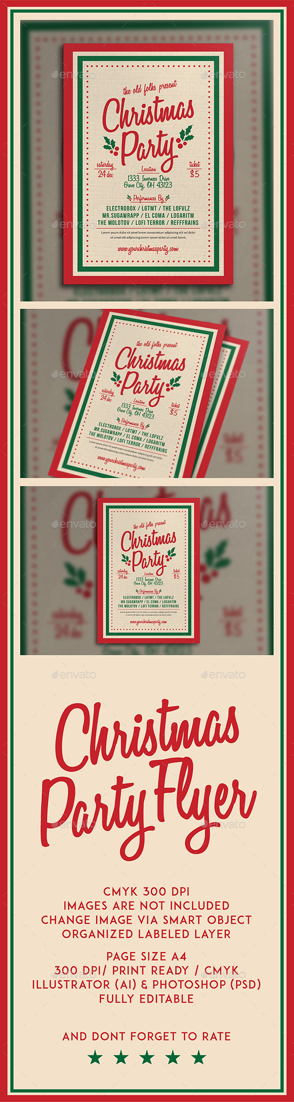 Christmas Party Flyer