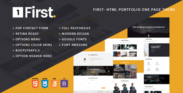 Creative Template Modern HTML Portfolio