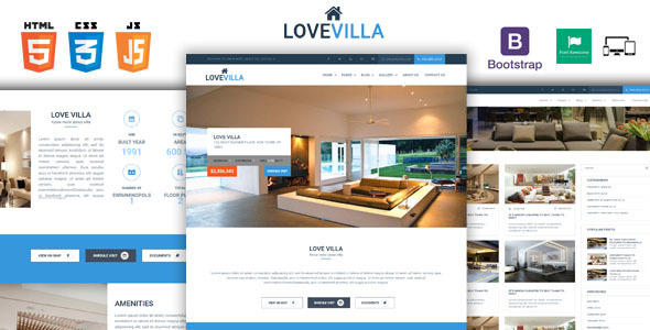 Love Vila - Single Property Responsive HTML Template
