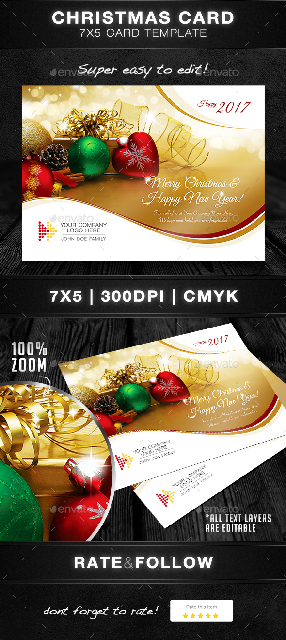 Christmas Card Template