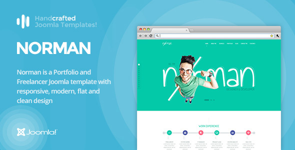 IT Norman - CV, Portfolio and Freelancer Joomla Template Gantry 5