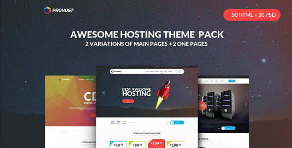 ProHost - Power Pack Hosting Theme
