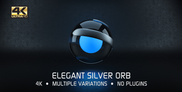 Elegant Silver Orb Logo (3D, Object) #Envato #Videohive 