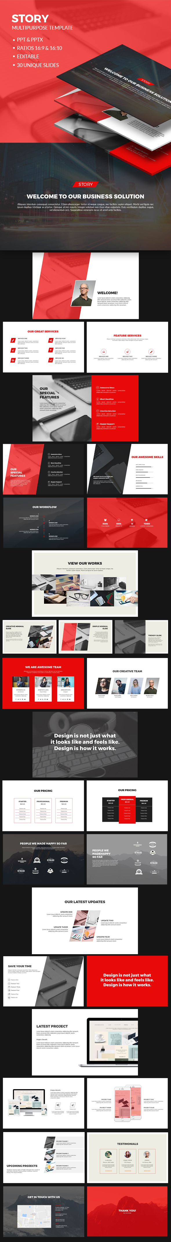 Clean PowerPoint Presentation Template-V02