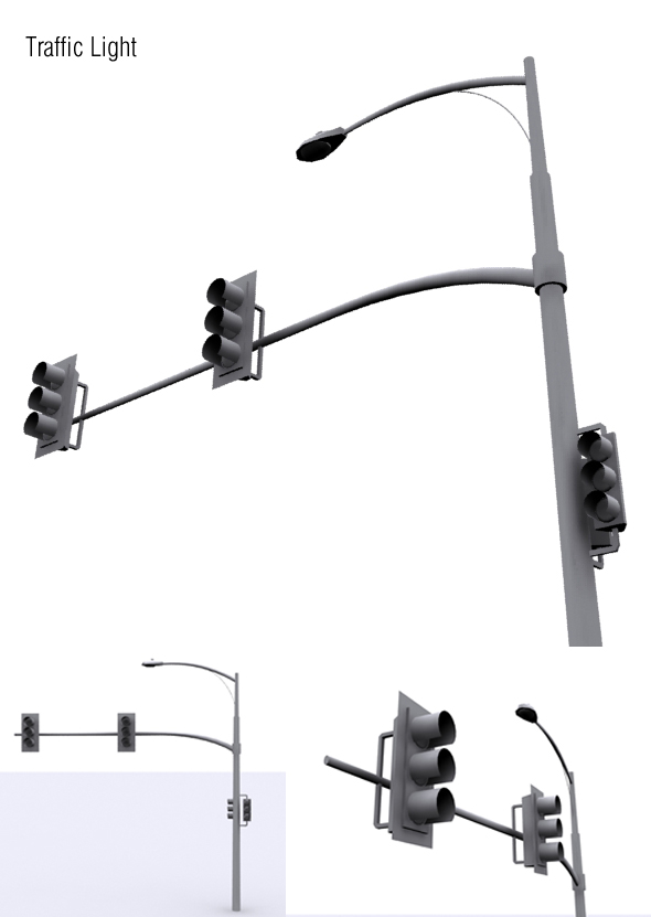 Traffic Light - 3DOcean Item for Sale