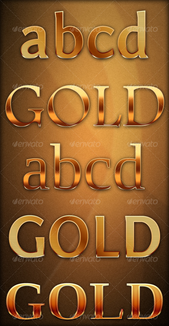 Gold Text Effect - Text Effects Styles