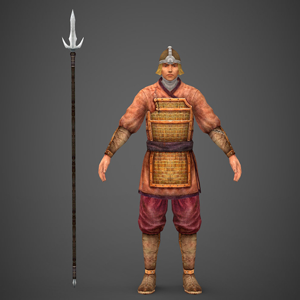 Ancient Warrior - 3DOcean Item for Sale