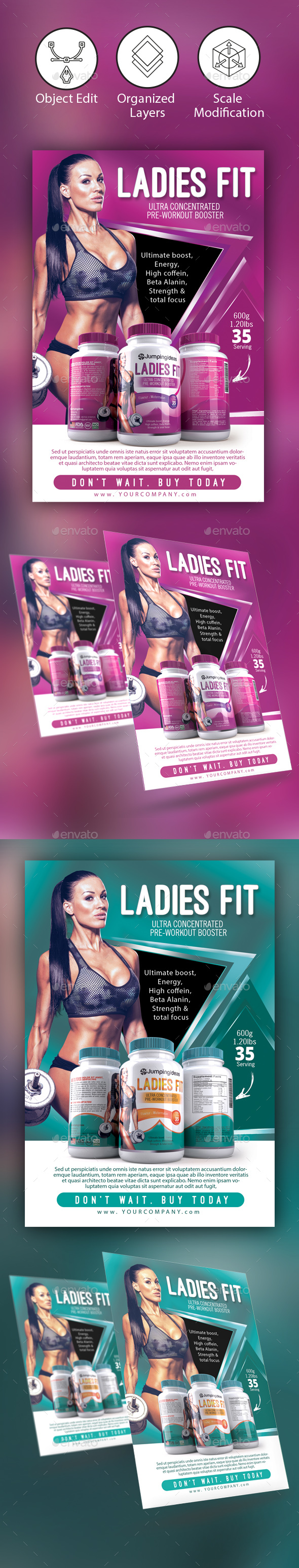 Fitness/ Gym Flyer Template