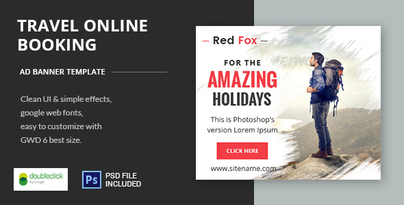 GWD | Travel Destination HTML Banner 04