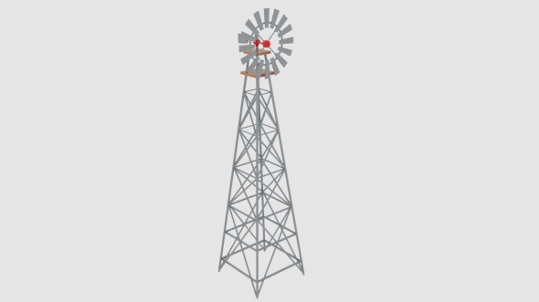 3DOcean Wind Pump Nevadan Dessert 19056370 3DOcean Wind Pump Nevadan Dessert 19056370