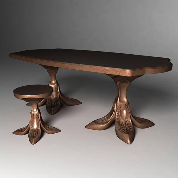 3DOcean dining table and stool 19058439 3DOcean dining table and stool 19058439