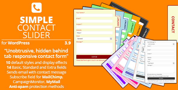 Simple Contact Slider - CodeCanyon Item for Sale