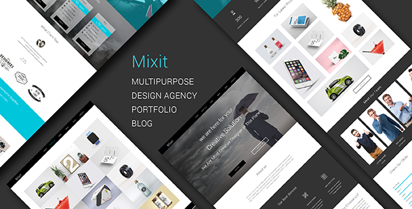 Mixit_Responsive Multipurpose One Page Muse Template
