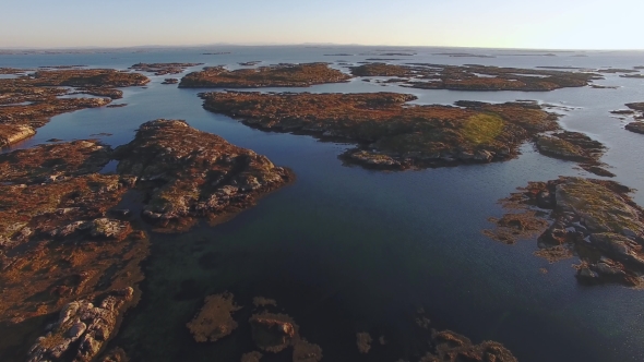 Videohive Top View of the Sea and the Mountains of Norway 19077030
