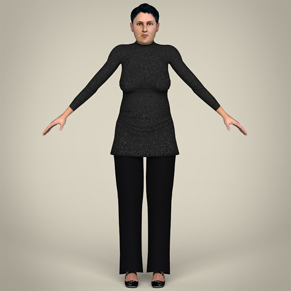 Young Woman E01 - 3DOcean Item for Sale