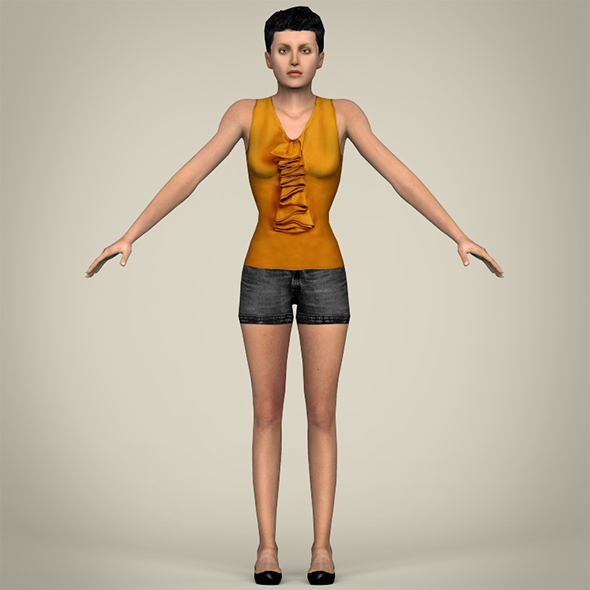 Young Woman G01 - 3DOcean Item for Sale