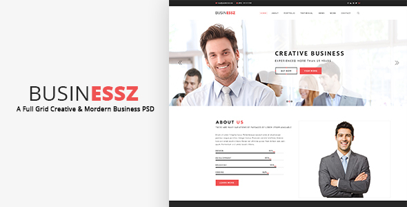 Businessz - Business PSD Template