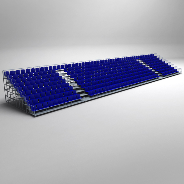 Stadium Seating Tribune - 3DOcean Item for Sale