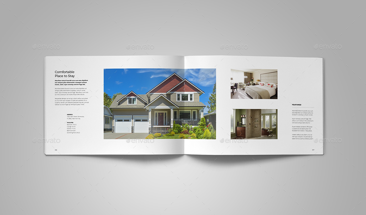 Real Estate Brochure by meenom | GraphicRiver