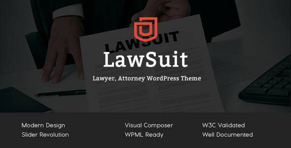 LawSuit - Lawyer, Attorney, Law Agency WordPress Theme