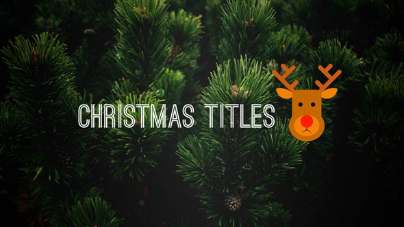 Minimal christmas titles