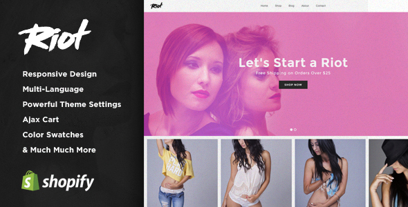Riot - Multi-Purpose Responsive Shopify Theme
